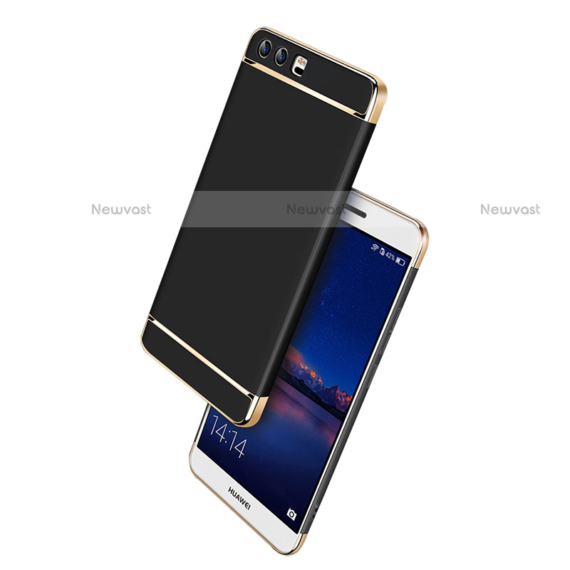 Luxury Metal Frame and Plastic Back Case for Huawei Honor 9 Black