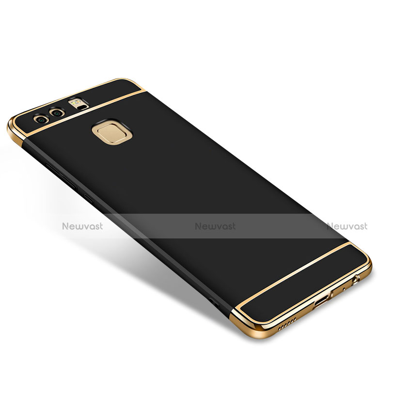 Luxury Metal Frame and Plastic Back Case for Huawei P9 Black