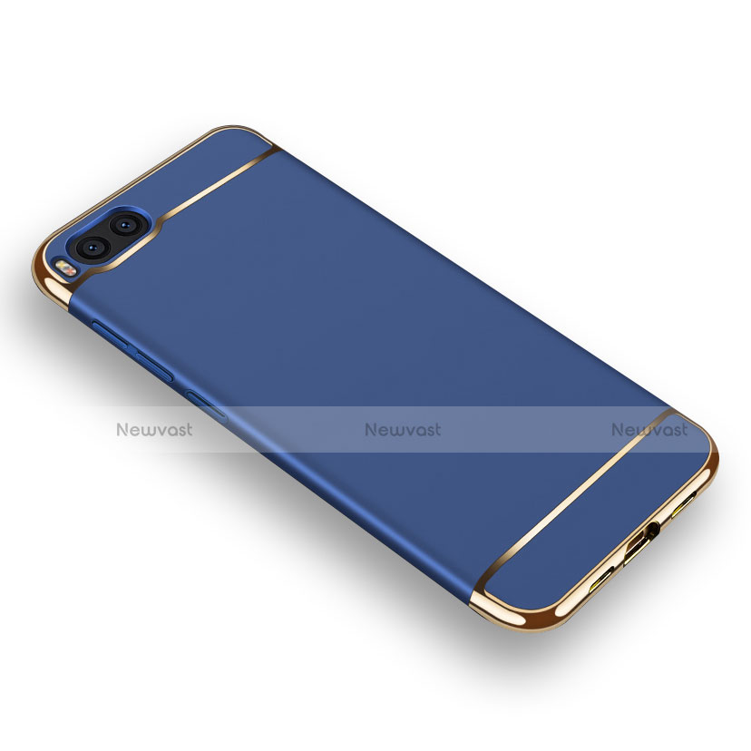 Luxury Metal Frame and Plastic Back Case for Xiaomi Mi Note 3 Blue