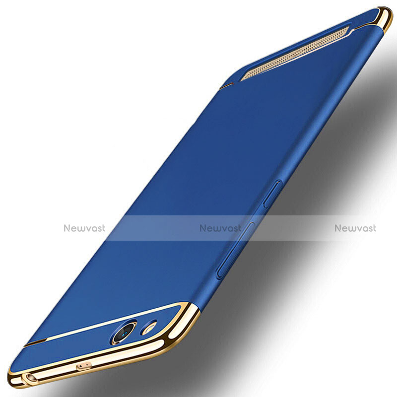 Luxury Metal Frame and Plastic Back Case for Xiaomi Redmi 5A Blue