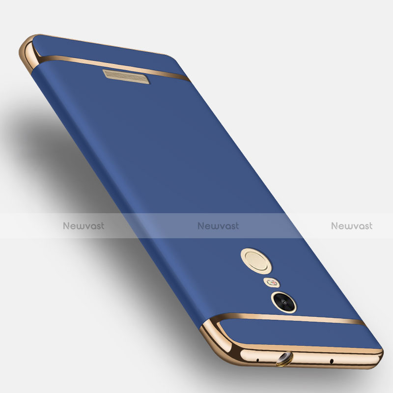 Luxury Metal Frame and Plastic Back Case for Xiaomi Redmi Note 3 MediaTek Blue