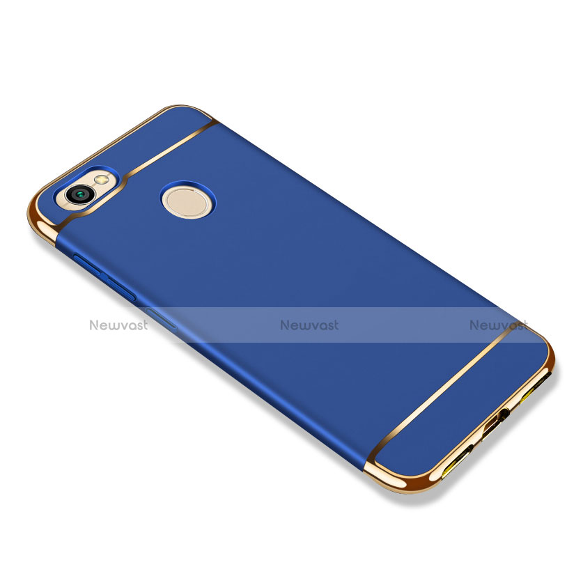 Luxury Metal Frame and Plastic Back Case for Xiaomi Redmi Note 5A High Edition Blue