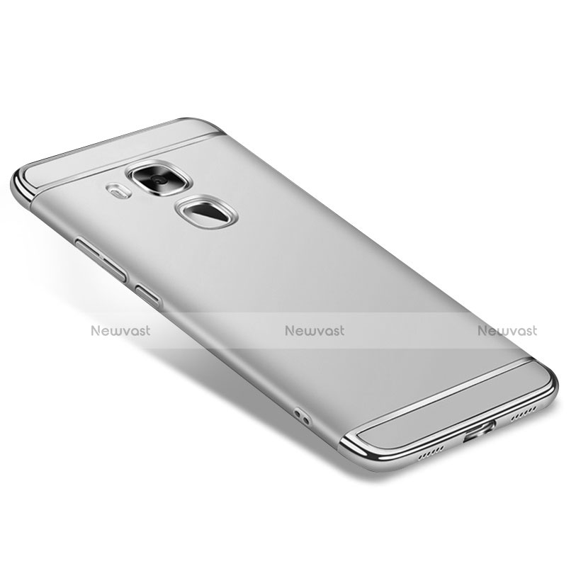 Luxury Metal Frame and Plastic Back Case M01 for Huawei G9 Plus Silver