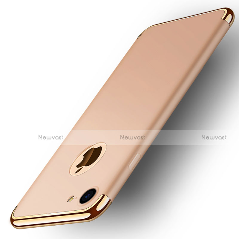 Luxury Metal Frame and Plastic Back Case M02 for Apple iPhone SE (2020) Gold