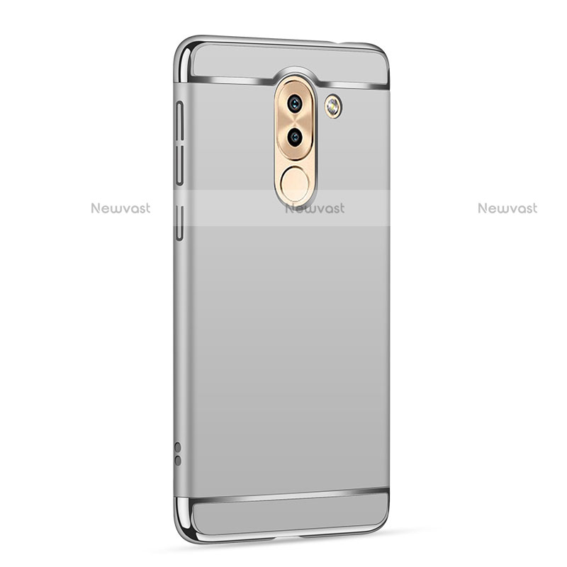 Luxury Metal Frame and Plastic Back Case M02 for Huawei Mate 9 Lite Silver
