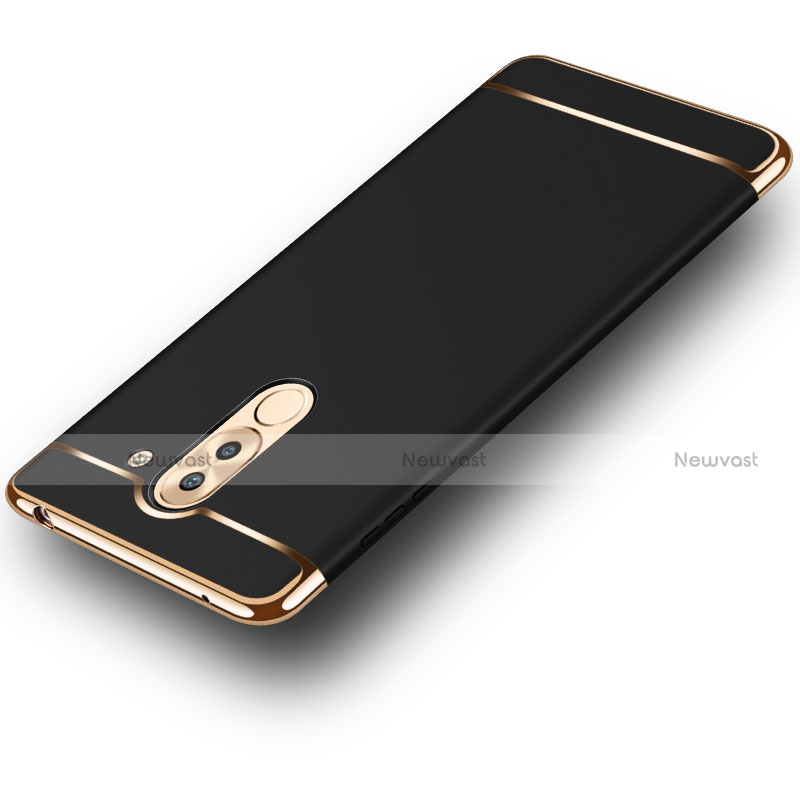 Luxury Metal Frame and Plastic Back Case M03 for Huawei Honor 6X Black
