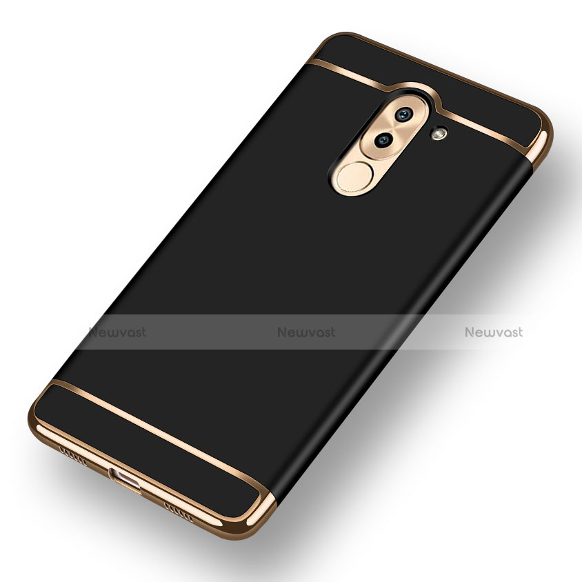 Luxury Metal Frame and Plastic Back Case M03 for Huawei Honor 6X Pro Black