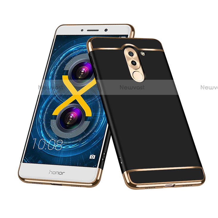 Luxury Metal Frame and Plastic Back Case M03 for Huawei Mate 9 Lite Black