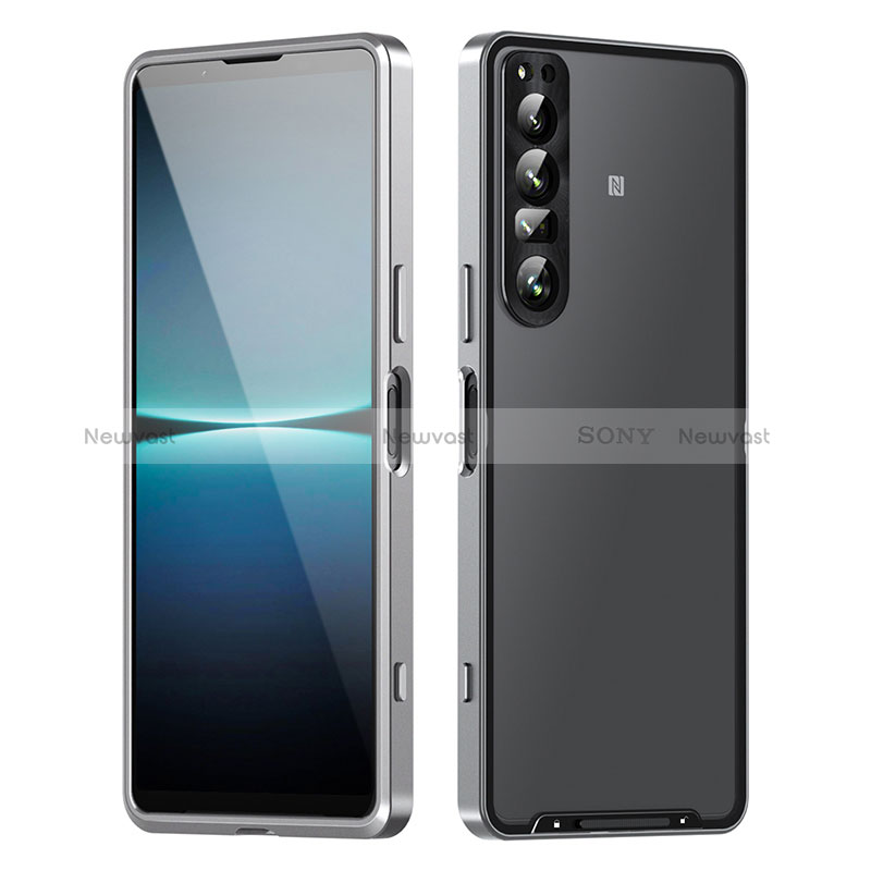 Luxury Metal Frame and Plastic Back Cover Case for Sony Xperia 1 IV