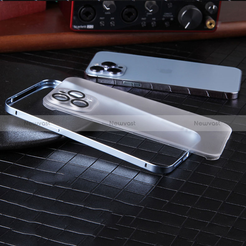 Luxury Metal Frame and Plastic Back Cover Case LF2 for Apple iPhone 15 Pro