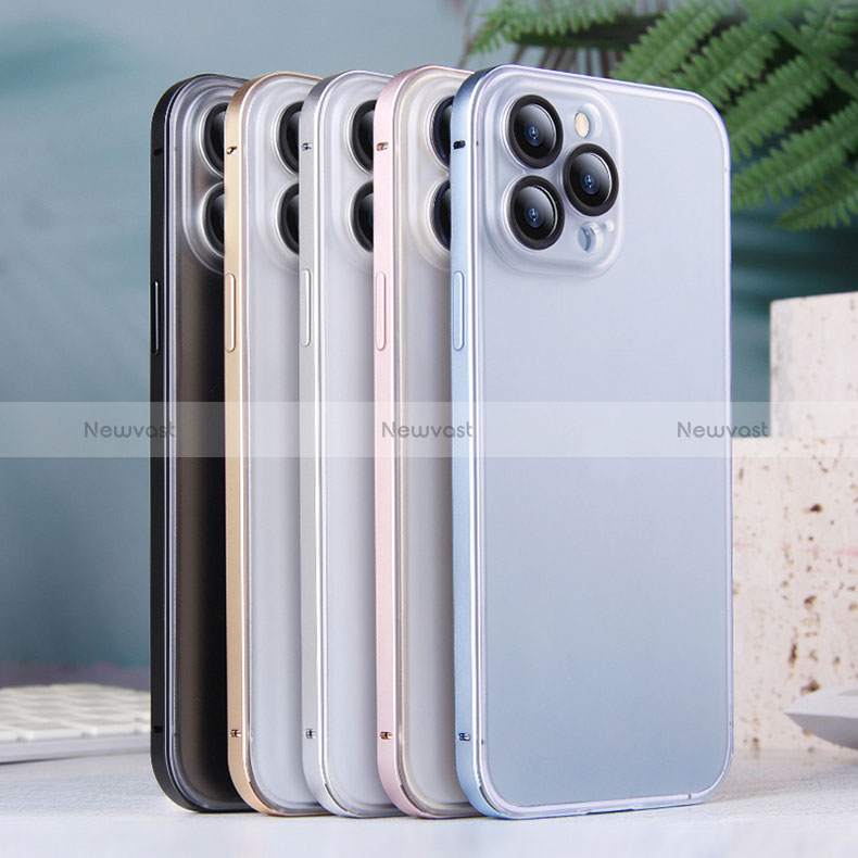 Luxury Metal Frame and Plastic Back Cover Case LF2 for Apple iPhone 15 Pro