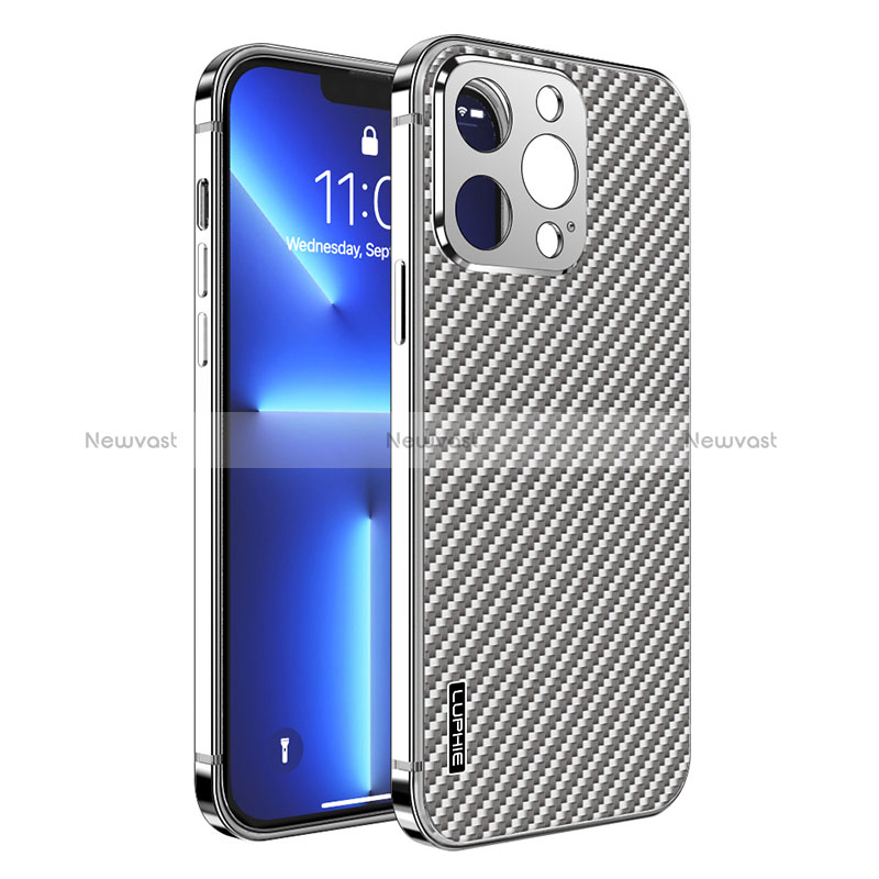 Luxury Metal Frame and Plastic Back Cover Case LF6 for Apple iPhone 13 Pro Max