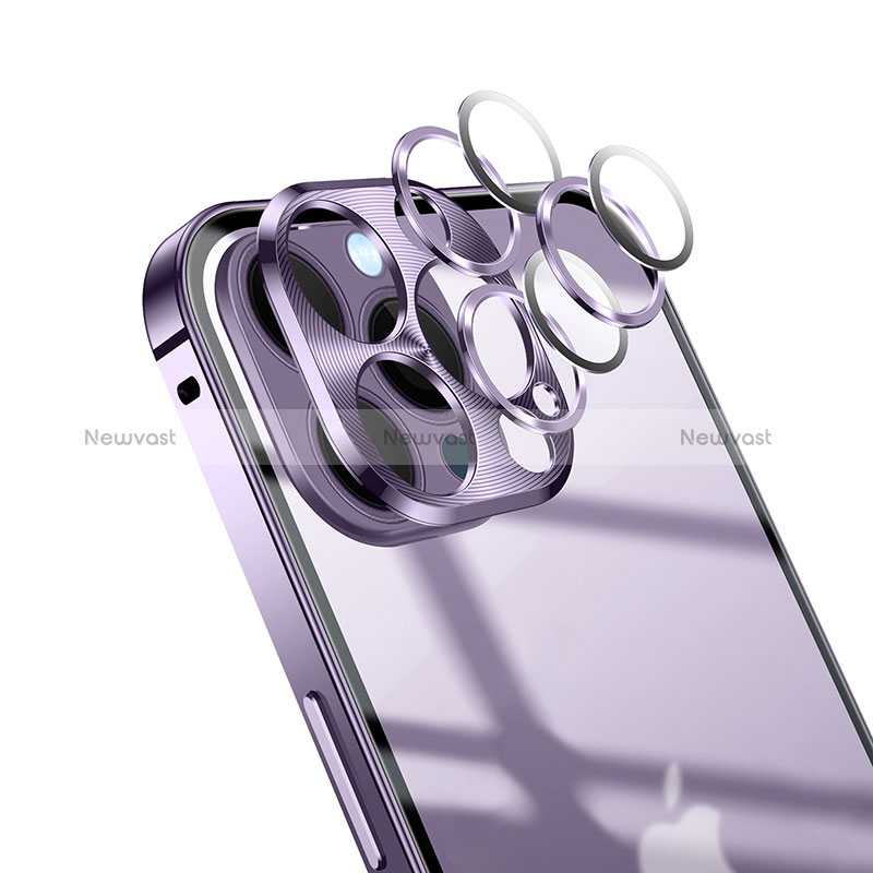 Luxury Metal Frame and Plastic Back Cover Case LK1 for Apple iPhone 14 Plus