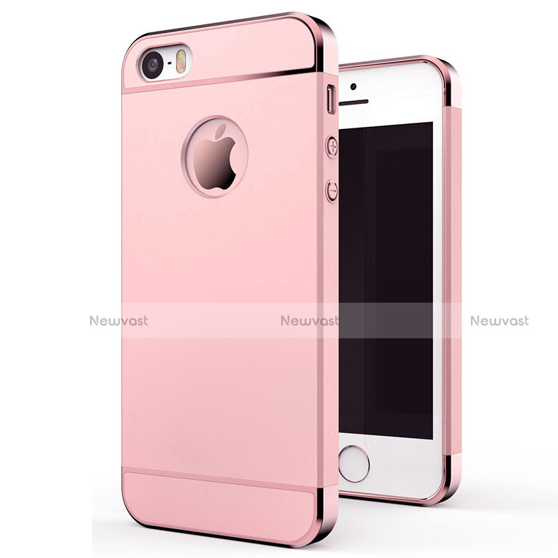 Luxury Metal Frame and Plastic Back Cover Case M01 for Apple iPhone 5