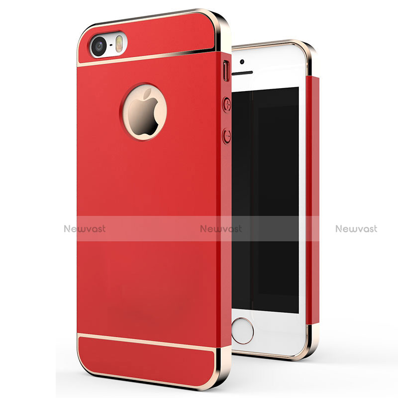 Luxury Metal Frame and Plastic Back Cover Case M01 for Apple iPhone 5