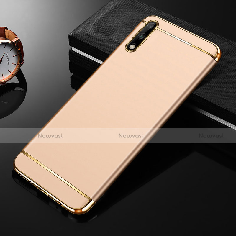 Luxury Metal Frame and Plastic Back Cover Case M01 for Huawei Enjoy 10 Gold