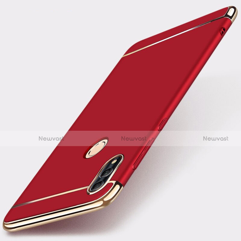 Luxury Metal Frame and Plastic Back Cover Case M01 for Huawei Honor 10 Lite Red