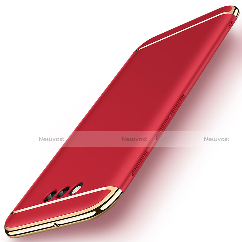 Luxury Metal Frame and Plastic Back Cover Case M01 for Huawei Honor Magic Red