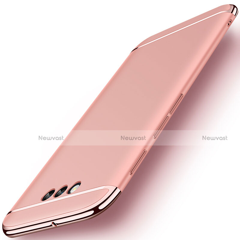 Luxury Metal Frame and Plastic Back Cover Case M01 for Huawei Honor Magic Rose Gold
