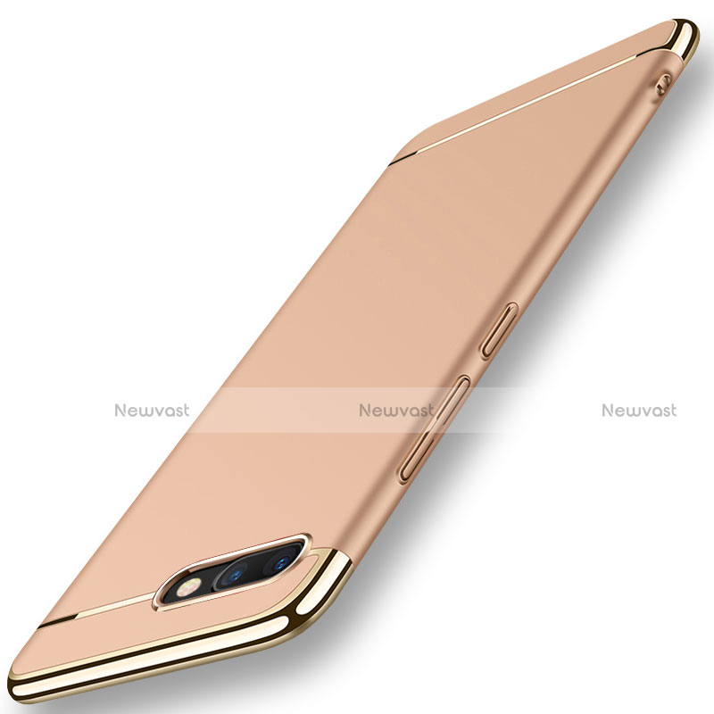 Luxury Metal Frame and Plastic Back Cover Case M01 for Huawei Honor View 10 Gold