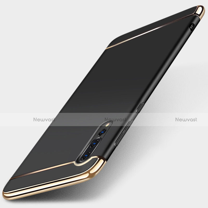 Luxury Metal Frame and Plastic Back Cover Case M01 for Huawei P20 Pro Black