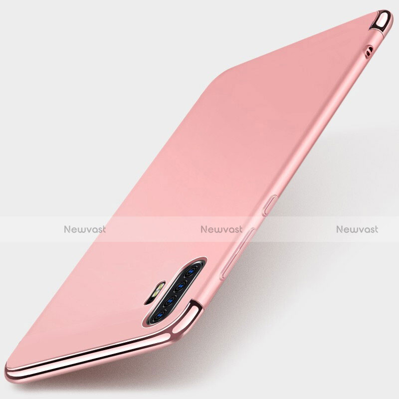 Luxury Metal Frame and Plastic Back Cover Case M01 for Huawei P30 Pro New Edition Rose Gold