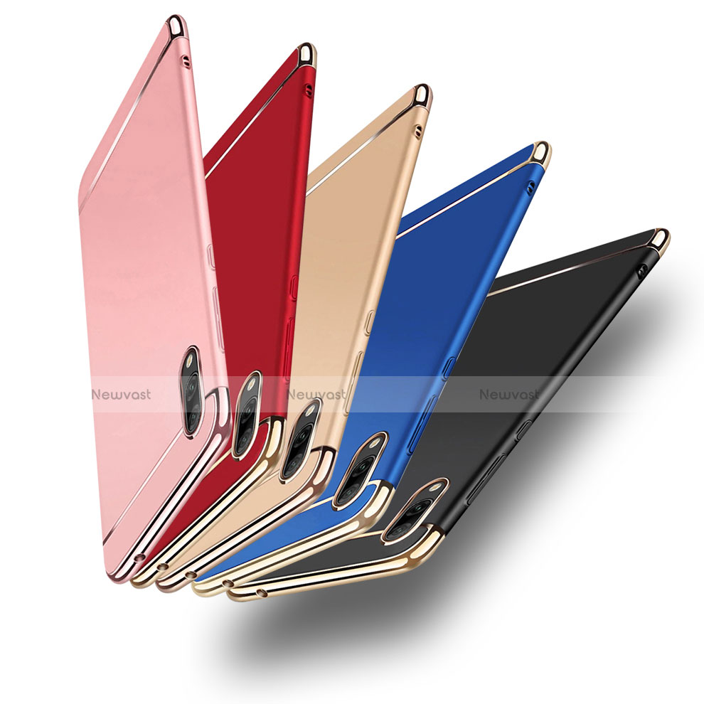 Luxury Metal Frame and Plastic Back Cover Case M01 for Huawei Y7 (2019)