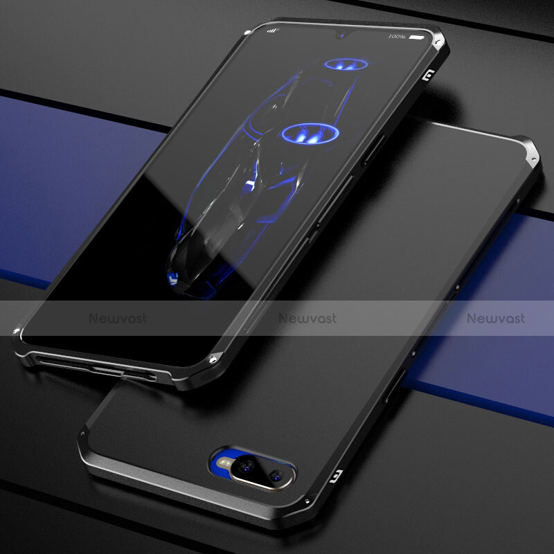 Luxury Metal Frame and Plastic Back Cover Case M01 for Oppo RX17 Neo Black