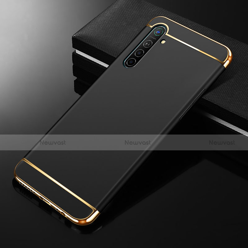 Luxury Metal Frame and Plastic Back Cover Case M01 for Realme X2 Black
