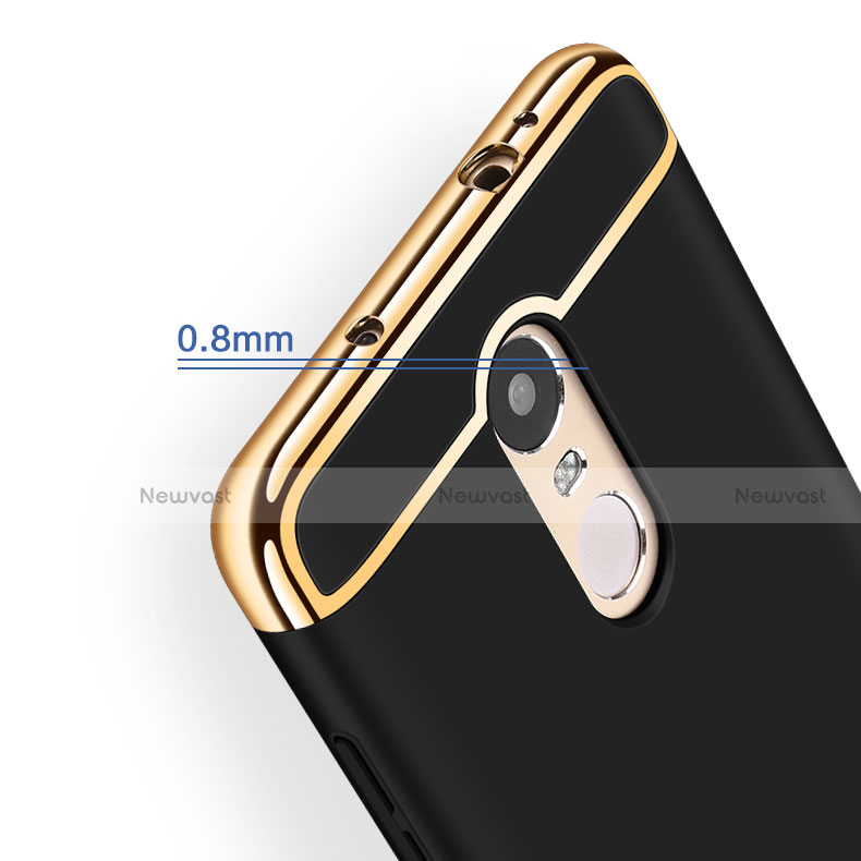 Luxury Metal Frame and Plastic Back Cover Case M01 for Xiaomi Redmi Note 3 MediaTek