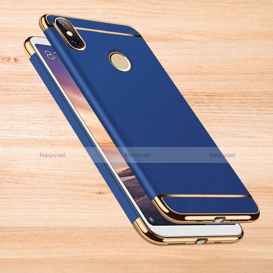 Luxury Metal Frame and Plastic Back Cover Case M01 for Xiaomi Redmi Note 6 Pro