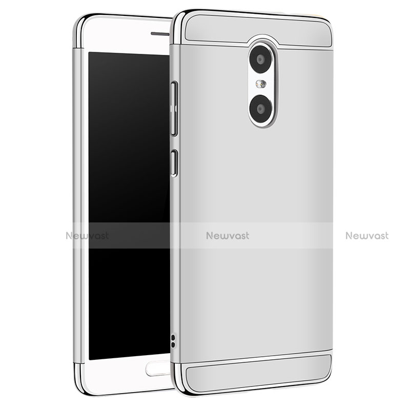Luxury Metal Frame and Plastic Back Cover Case M01 for Xiaomi Redmi Pro Silver