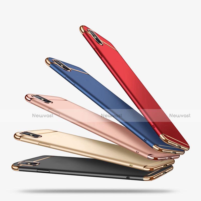 Luxury Metal Frame and Plastic Back Cover Case M05 for Apple iPhone Xs