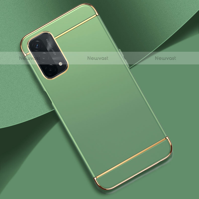 Luxury Metal Frame and Plastic Back Cover Case P02 for OnePlus Nord N200 5G Matcha Green