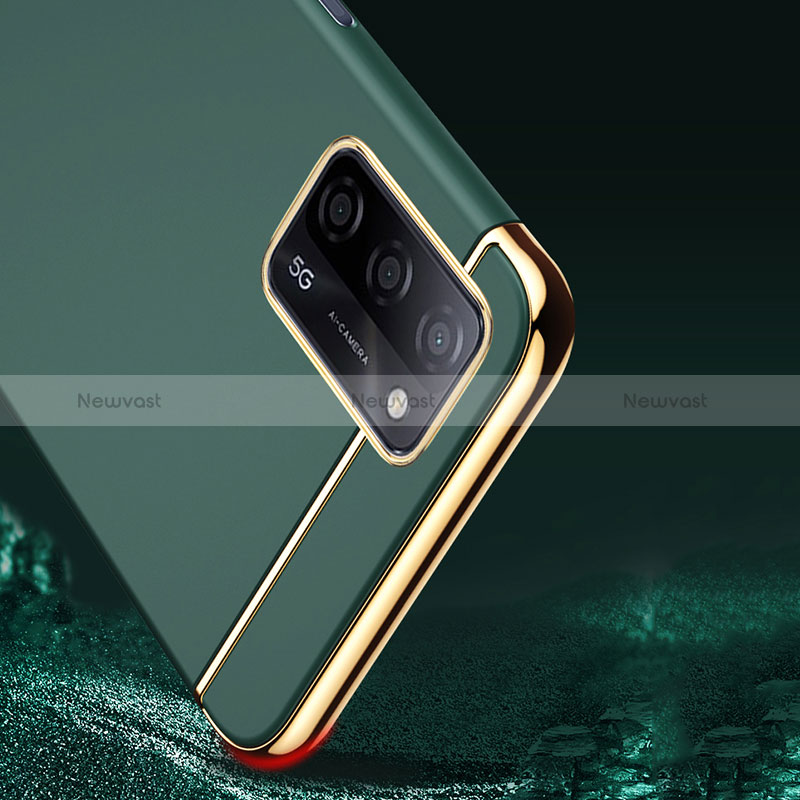 Luxury Metal Frame and Plastic Back Cover Case P02 for Oppo A53s 5G