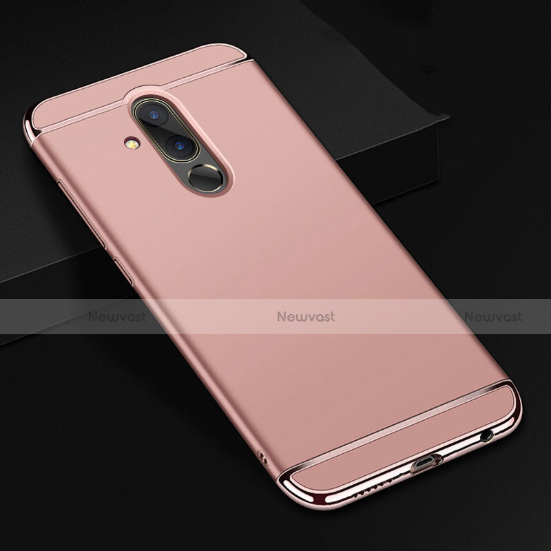 Luxury Metal Frame and Plastic Back Cover Case T01 for Huawei Mate 20 Lite