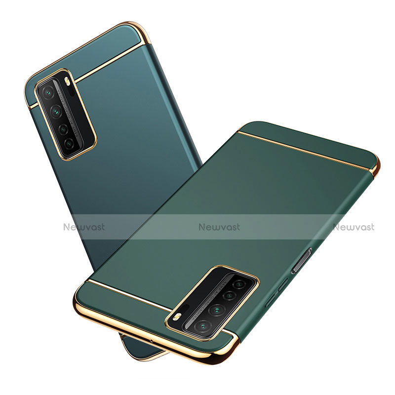 Luxury Metal Frame and Plastic Back Cover Case T01 for Huawei Nova 7 SE 5G