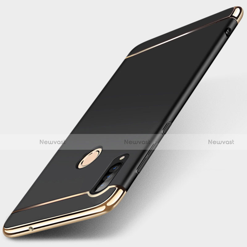 Luxury Metal Frame and Plastic Back Cover Case T01 for Huawei P30 Lite Black