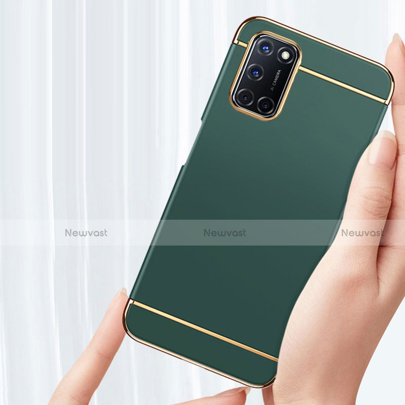 Luxury Metal Frame and Plastic Back Cover Case T01 for Oppo A52