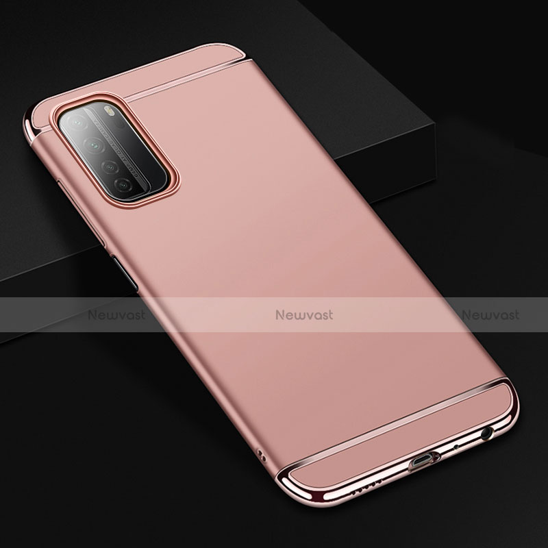 Luxury Metal Frame and Plastic Back Cover Case T02 for Huawei Nova 7 SE 5G