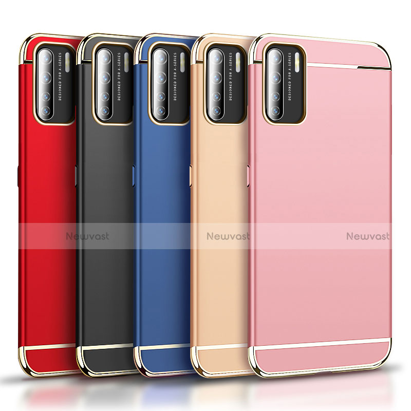 Luxury Metal Frame and Plastic Back Cover Case T02 for Oppo F15