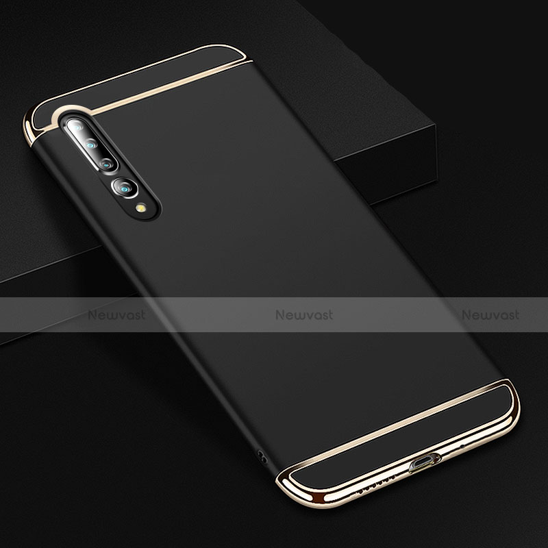 Luxury Metal Frame and Plastic Back Cover Case T02 for Xiaomi Mi 10 Pro Black