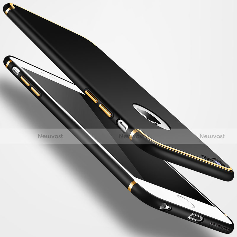 Luxury Metal Frame and Plastic Back Cover for Apple iPhone 6S Plus Black