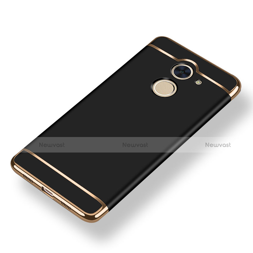 Luxury Metal Frame and Plastic Back Cover for Huawei Enjoy 7 Plus Black