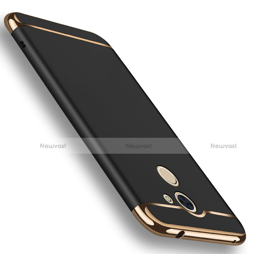 Luxury Metal Frame and Plastic Back Cover for Huawei Enjoy 7 Plus Black