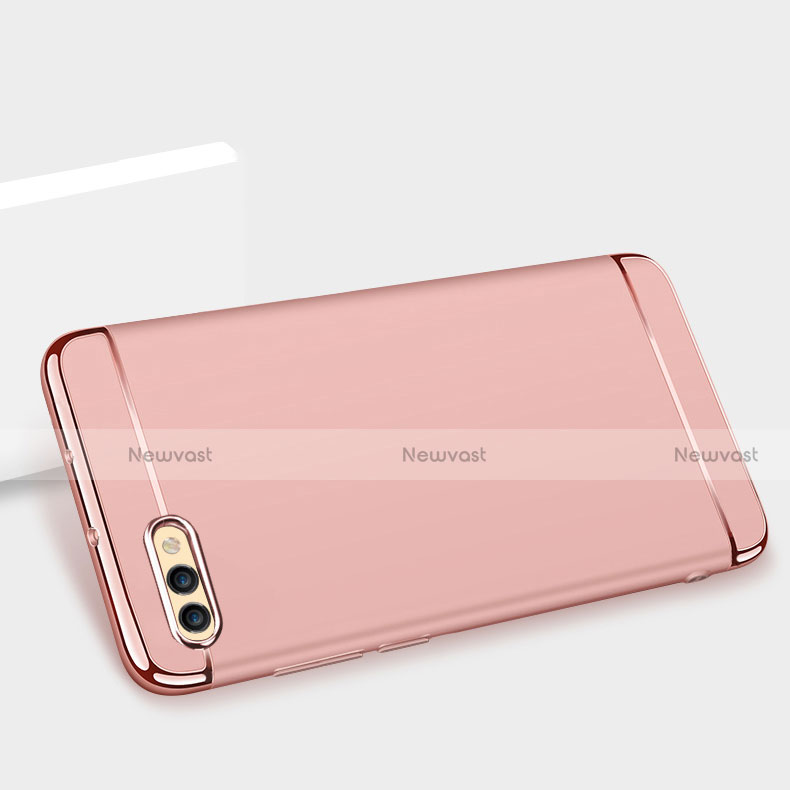 Luxury Metal Frame and Plastic Back Cover for Huawei Honor 10 Rose Gold