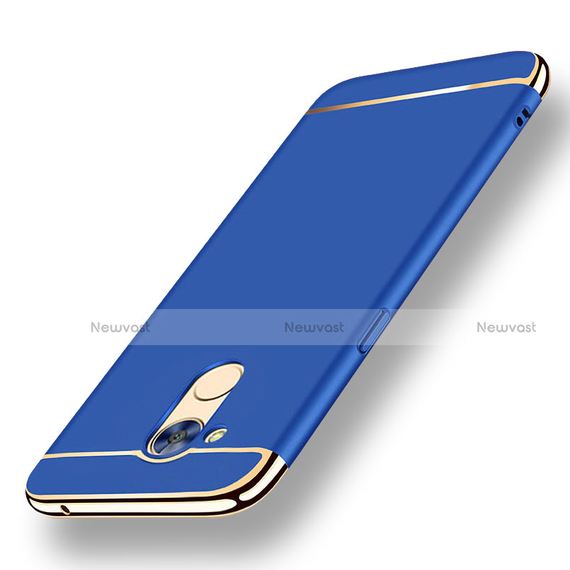 Luxury Metal Frame and Plastic Back Cover for Huawei Honor 6A Blue