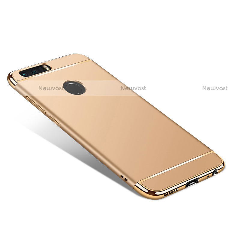 Luxury Metal Frame and Plastic Back Cover for Huawei Honor 8 Gold