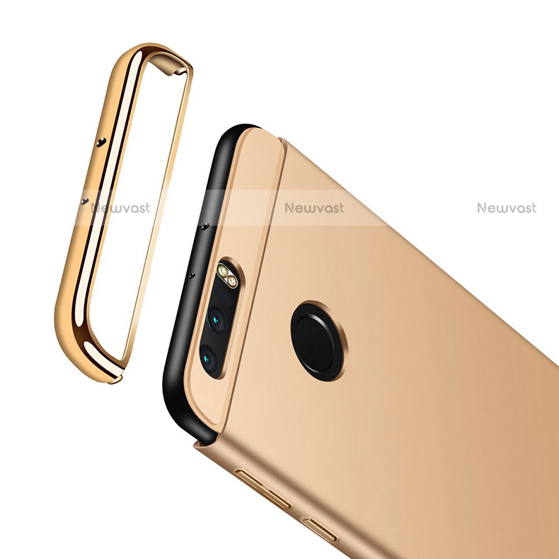 Luxury Metal Frame and Plastic Back Cover for Huawei Honor 8 Gold