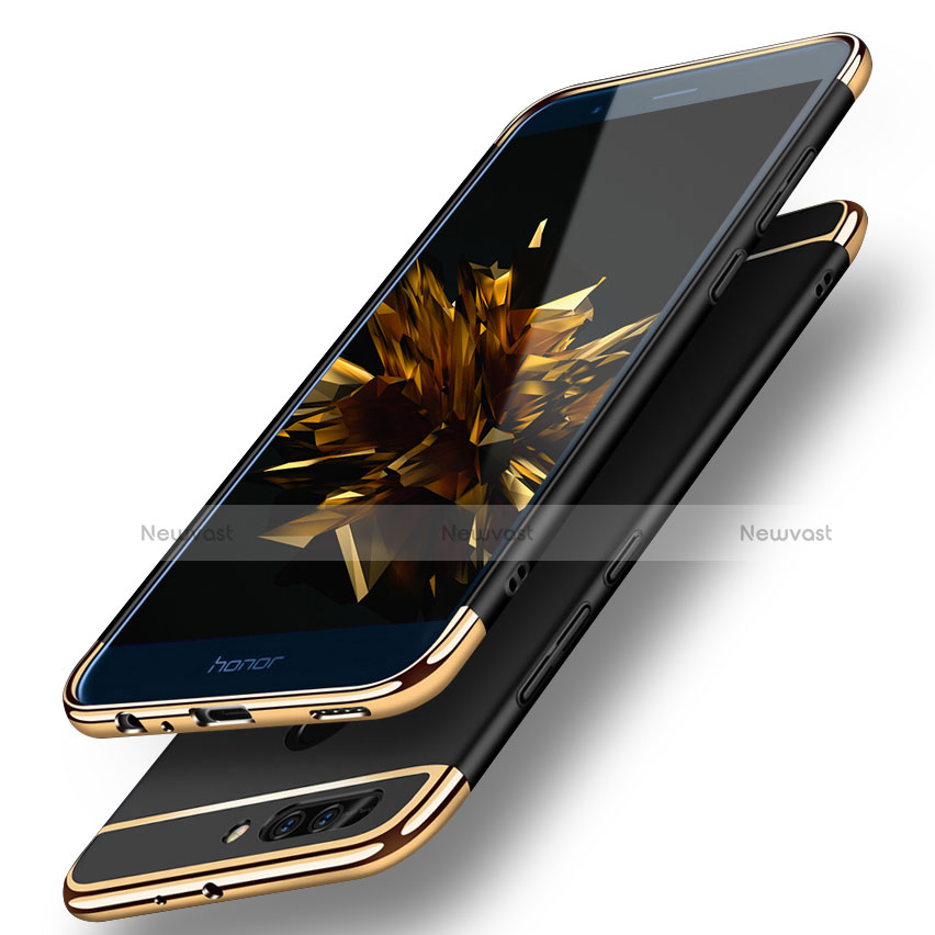 Luxury Metal Frame and Plastic Back Cover for Huawei Honor 8 Pro Black